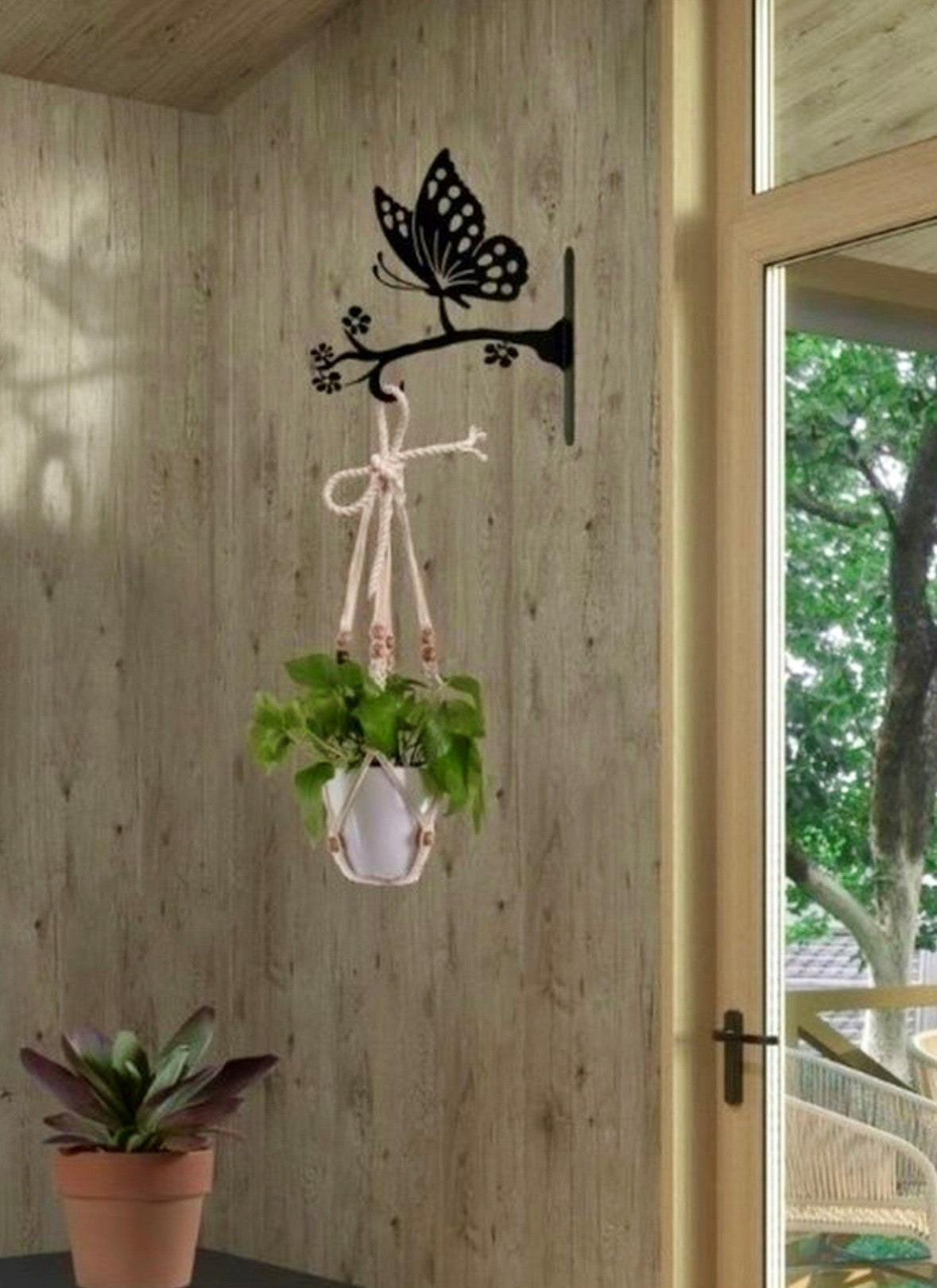 Plant hanger - butterfly